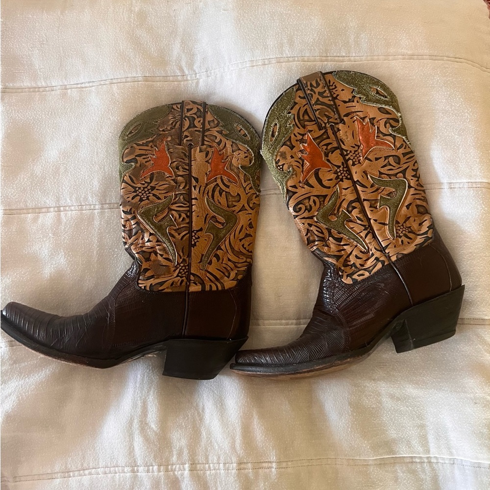 Frye Multicolor Boots Size 6.5 Beautiful Leather